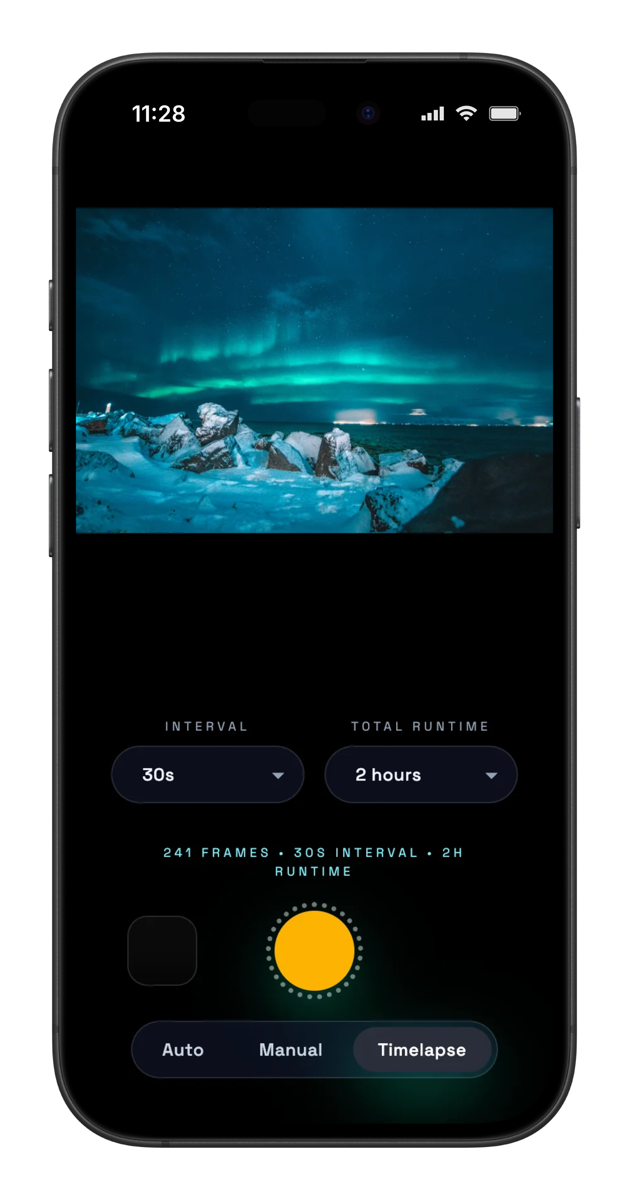 Camera Control UI preview